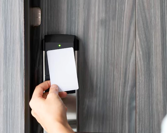 business card access entry
