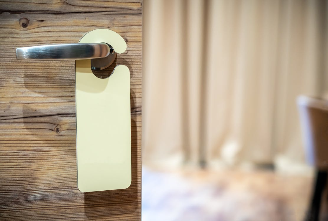 A door to a hotel room
