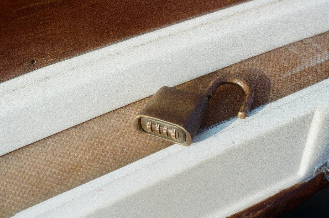 a metal lock